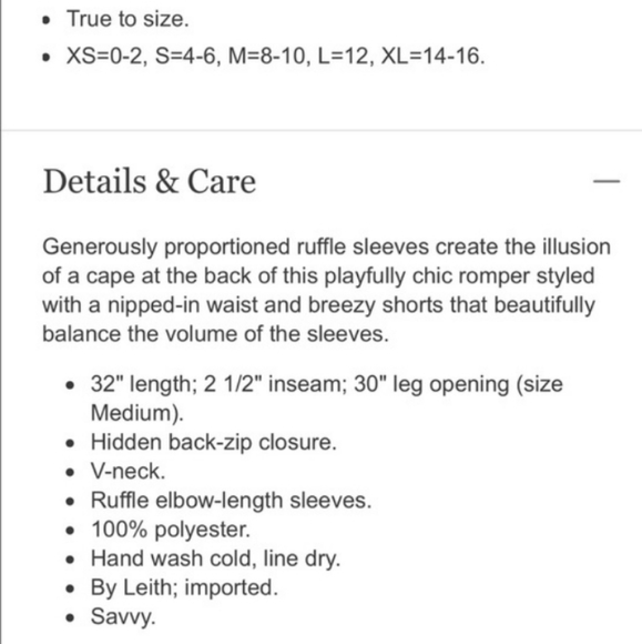 🌸 Leith Nordstrom Flutter Cape Sleeve Black Romper Dress Size Small - Picture 2 of 8